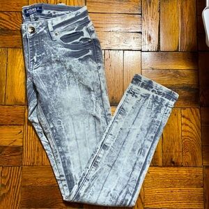 NWT Engine 21 gray and white skinny jeans size: 3